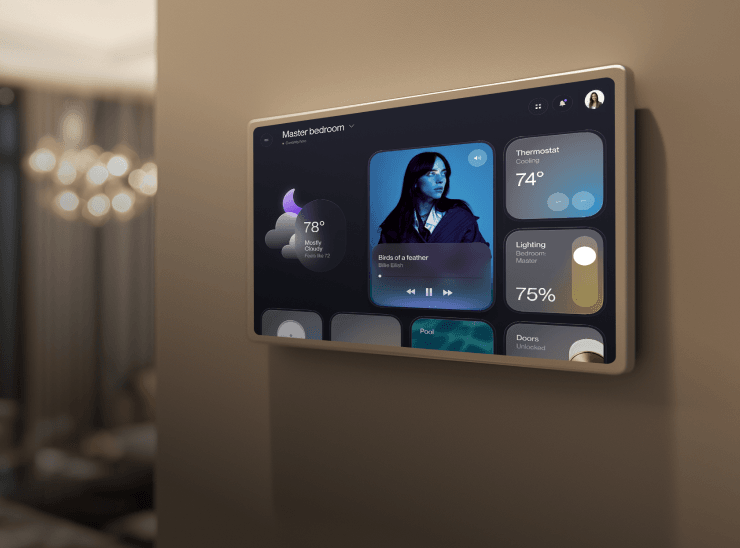 Native iOS control interface